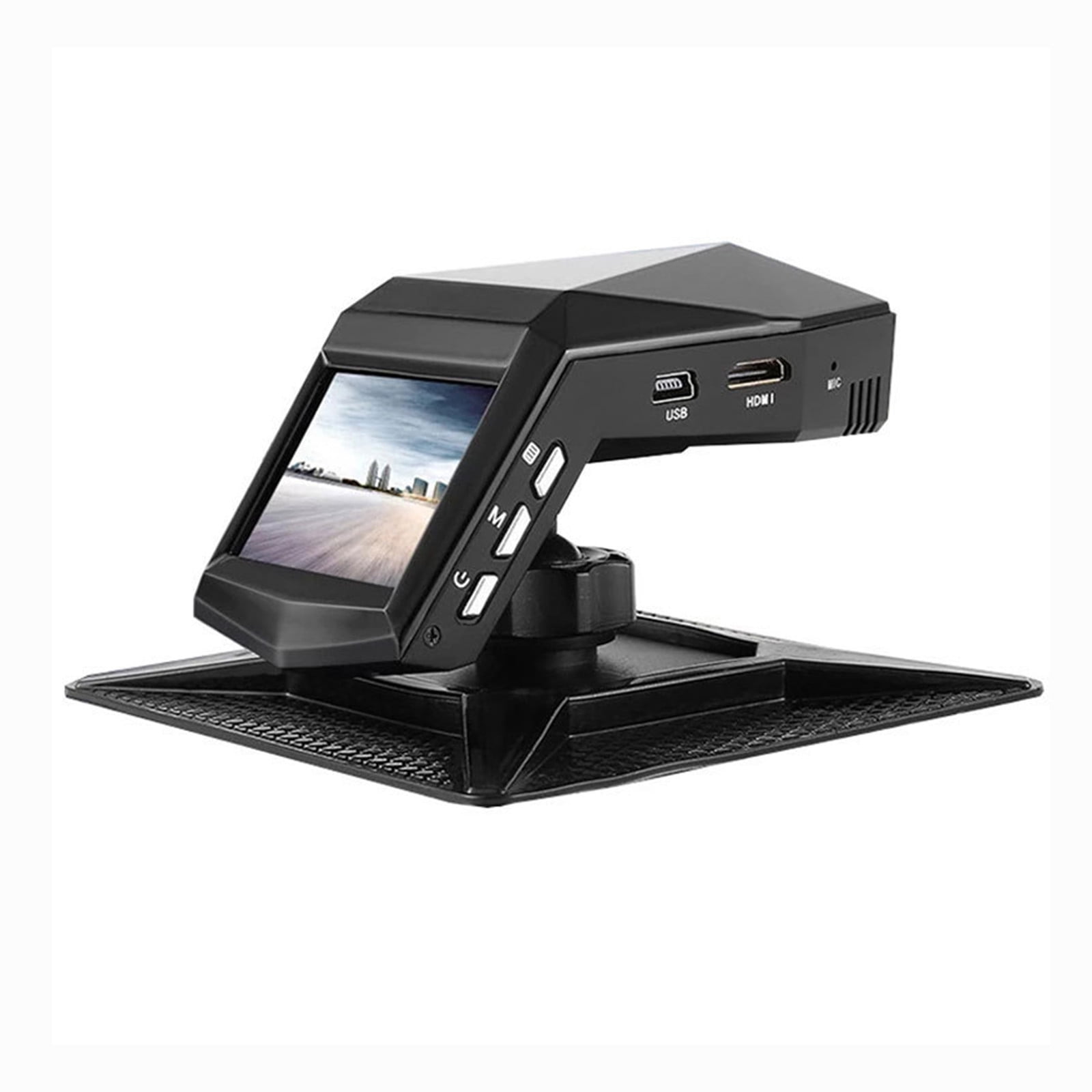 Kieccall Center Console Dash Cam - True 1080P HD Night Vision, 170° Wide Angle & WDR, 24H Parking Monitoring & Loop Recording For Safety