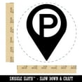 thumbnail image 2 of P Parking Map Location Icon Self-Inking Rubber Stamp Ink Stamper - Red Ink - Large 1-1/2 Inch, 2 of 7