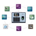 thumbnail image 4 of Upunch Time Cards Time Clocks For Employees Small Business TX628 Fingerprint Time Clock Machine ,Easy to Use, 4 of 4