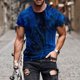 thumbnail image 2 of European And American Round Neck Casual Colorful Style Printed Short Sleeved T-shirt Top 2XL, 2 of 5