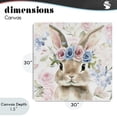 thumbnail image 4 of Stupell Industries French Country Flower Power Bunny Canvas Art, 30 x 30, by Tina LeCour, 4 of 8