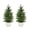 3ft, variant on Panapinka Set of 2 Artificial Cedar Trees, Realistic Evergreen Faux Plants in Modern White Pots, UV Protected, Low Maintenance Greenery for Home, Entryway, or Office Decor, Decorative Potted Tree
