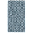 thumbnail image 2 of Safavieh Courtyard Finnian Solid Indoor/Outdoor Area Rug, Navy/Gray, 2' x 3'7", 2 of 13