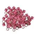 thumbnail image 3 of 100 Piece Aluminum Leg Rings Identifying Bands for Bird Training Pink, 3 of 6