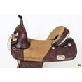 thumbnail image 2 of 15 In Hilason Western Horse American Leather Trail Barrel Racing Saddle, 2 of 7