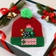 thumbnail image 1 of xihome Gorro navideño LED con diseño de Pap Noel iluminado, gorro de invierno de acrlico tejido para fiestas navideñas y proteccin para las orejas en climas fros, 1 of 6