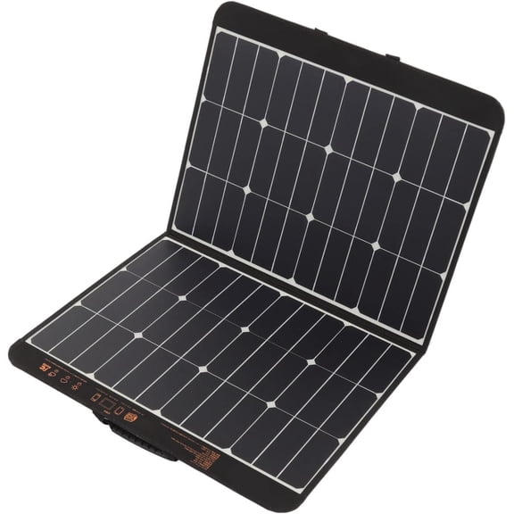 Foldable Solar Panel Charger 80W Monocrystalline Silicone High Efficiency Portable Solar Panels Charger for Outdoor Camping Adventure