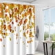 thumbnail image 5 of Cortina de baño con diseño de calabaza y hoja de arce. Impermeabilizante, resistente a perforaciones, ideal para mamparas o puertas de ducha., 5 of 6