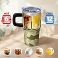 thumbnail image 6 of Camo 20oz Stainless Steel Tumbler with Handle and Straw – Insulated Travel Cup with Sliding Lid, 360° Full Wrap Printed Mug for Home, Outdoor & Sports Use, Camouflage, 6 of 6