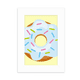 thumbnail image 1 of Postre dulce Azul dona alimentos Marco de Fotos de escritorio imagen Blanco Pintura arte 5x7 pulgadas, 1 of 4