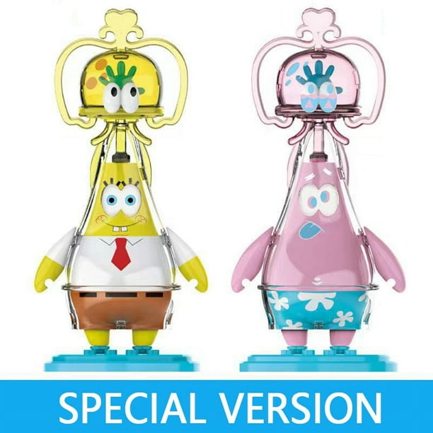 Caja ciega de Bob Esponja, caja misteriosa de Patricio Estrella, figuras de acción de Anime, medusas saltarinas, muñecos de la serie, juguetes de decoración para el hogar, regalo