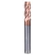 thumbnail image 1 of Herramienta CNC, fresa de extremo HRC con nanorrecubrimiento de bronce y durabilidad extendida, 1 of 8