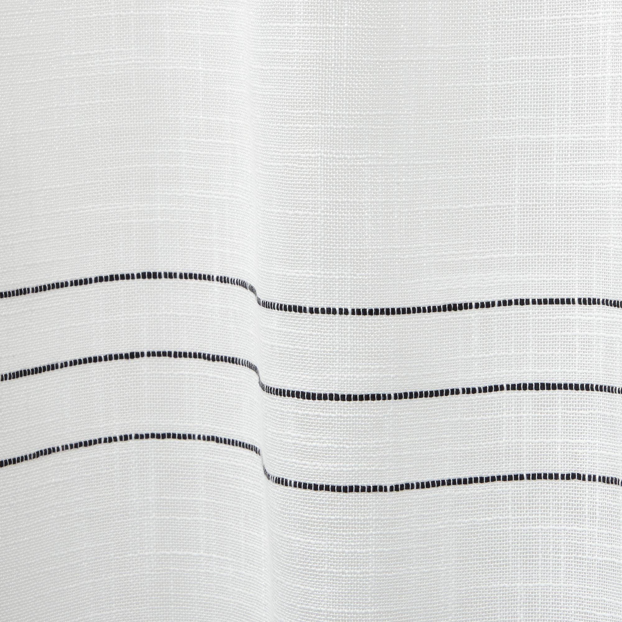 Exclusive Home Demi Light Filtering Hidden Tab Top Curtain Panel Pair, 54"x84", Black, Set of 2