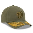 thumbnail image 3 of Men's New Era x Alpha Industries  Olive Washington Nationals A-Frame 9FORTY Adjustable Hat, 3 of 5