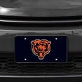 thumbnail image 2 of Placa de matrícula de metal con láser incrustado Chicago Bears NFL 6 x 12 Rico Industries, 2 of 3