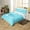 Blue, variant on Erosebridal Initial Letter E Duvet Cover Twin, Yellow Bedding Sets Twin Size, Kawaii Bow-tie Reversible Comforter Cover Twin, Lightweight Room Decorative, 2 Pieces（No Comforter）