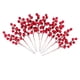 thumbnail image 1 of 10 piezas de envoltura de regalo de Navidad con ramas de bayas simuladas (rojo), 1 of 6