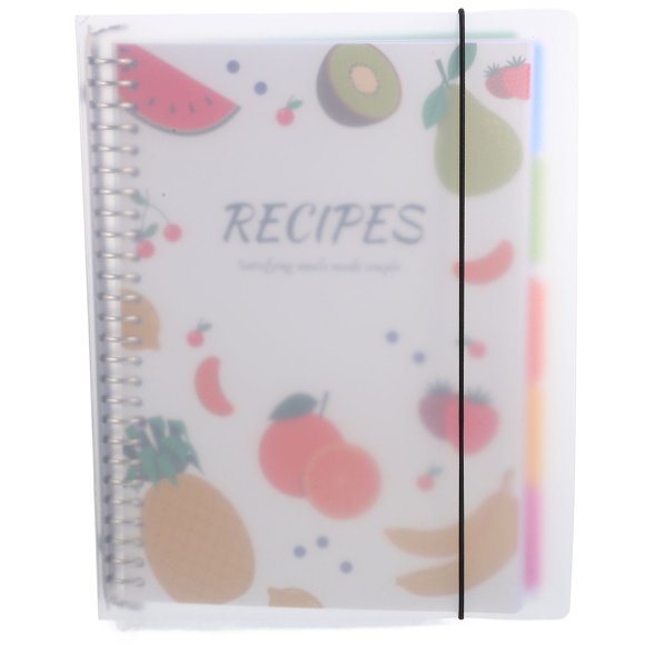 MOVTOTOP Recipe Notebook Recipe Planning Book Household Recipe Planner Recipe Diy Notebooke Recipe Accessory