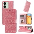 thumbnail image 1 of Funda tipo cartera GANGXUN para Xiaomi Redmi 13C 4G , diseño girasol, cuero PU, soporte, cierre magnético, tarjetero, 1 of 5