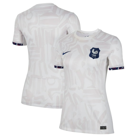 Women's Nike White France Women's National Team 2023 Away Stadium Replica Jersey