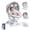 White, variant on Zoicay Baby Swing, Baby Rocker Stationary Seat Infants Swing 3-IN-1 Design, Motion Detection, 5 Speeds & 3 Modes,12 Melodies & Bluetooth Music, White