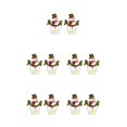 thumbnail image 1 of Destyer 2piece Stable Fixed Reflective Magnets For Car No Damage And Easy To Apply Christmas Decorations Snowman 5Set, 1 of 6