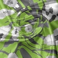 thumbnail image 7 of Ambesonne Floral Valance & Curtain, Flowers Big Leaves, 55"x45", Lime Green Multicolor, 7 of 7