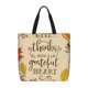 thumbnail image 1 of Easygdp Thanksgiving With A Grateful Heart Bolsa Tote para Mujer, Bolso de Hombro para Trabajo, Playa, Viajes, Compras y Supermercado, 1 of 7