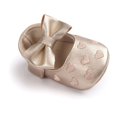 thumbnail image 2 of Baby Girls Mary Jane Flats with Bownot Non Slip Soft Sole PU Leather Newborn Infant Toddler First Walker Cirb Dress Shoes 0-18M, 2 of 6