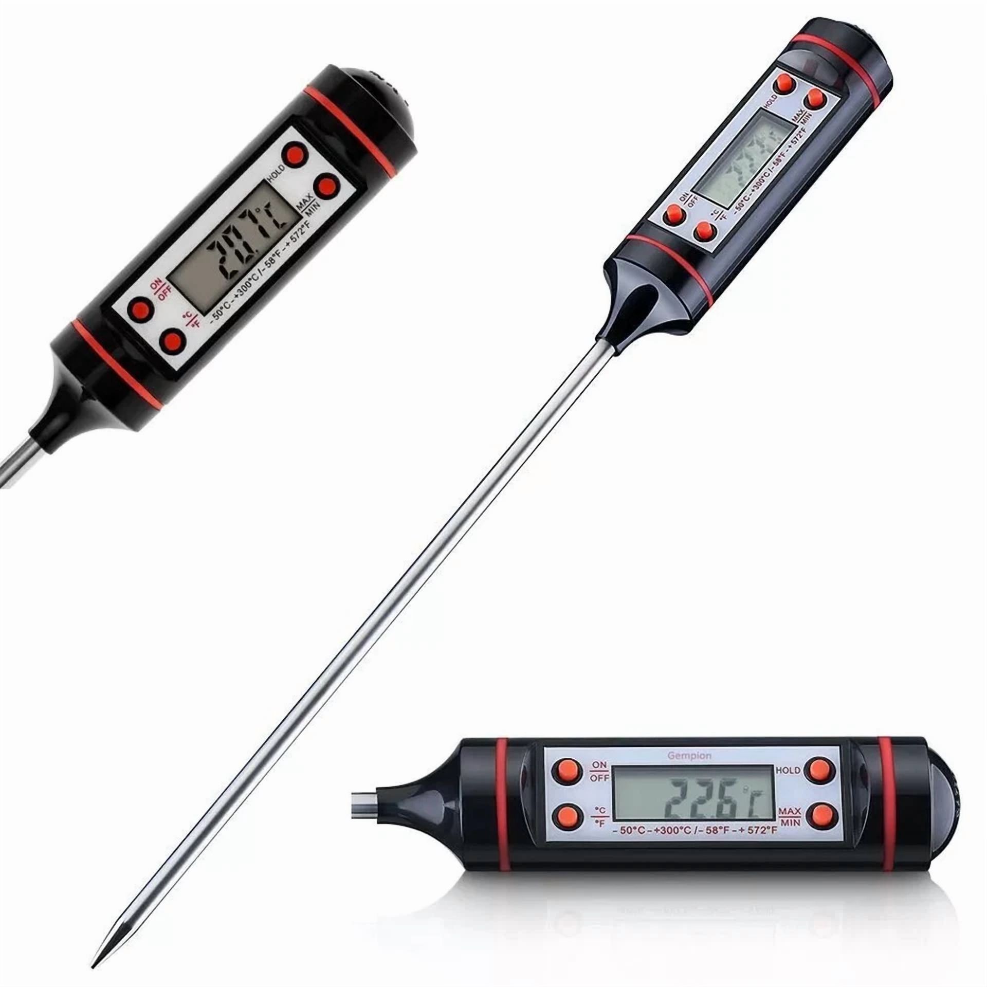 2Packs Instant Read Digital Meat Thermometer Bbq Grill Smoker For Food Cooking