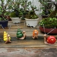thumbnail image 6 of openpig Mini Colorful Snail Garden Ornaments Micro Courtyard Landscaping Decoration Gardening, 6 of 9