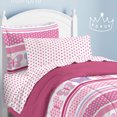 thumbnail image 4 of Pink Butterfly Dots Girls Bedding Todder, Twin or Full Comforter Set Bed in a, 4 of 5