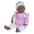 thumbnail image 1 of JC Toys La Baby African American 20-inch Small Soft Body Baby Doll La Baby | Washable |Removable Pink Floral w/Hat, Pacifier & Magic Bottle | for Children 12 Months +, 1 of 5