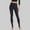 Dark blue, variant on Women’s Stirrup Leggings Quick Dry High Waist Push Up Tights Long Yoga Pants for Sport Fitness Running