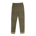 thumbnail image 4 of Milkberry Soft Bamboo Pajamas Infant Pajama Set Girls in Brown Dark Leopard Pattern - Size 18 Months, 4 of 7