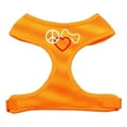 thumbnail image 1 of Mirage Pet Products  Peace Love Bone Design Soft Mesh Harnesses Orange Extra Large, 1 of 1