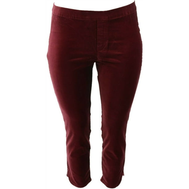 petite velvet trousers