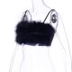 thumbnail image 2 of EeaseMX 1 chaleco sexy para mujer, delicado sujetador bandeau, para otoño e invierno (negro, talla S), 2 of 7