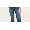 thumbnail image 2 of Style & Co Grommet Trimmed Straight Leg Cropped Jeans Marine 6, 2 of 3