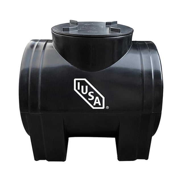 Tinaco Horizontal 450 L Negro negro