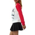 thumbnail image 6 of Nituyy Women Sweatshirt Tops, Christmas Elk/ Gnome Print Round Neck Long Sleeve Blouse, 6 of 9