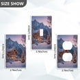 thumbnail image 2 of Light Switch Cover Switch Plate Outlet Cover Plug Cover for Electrical Unused Outlet Cover Beautiful Wooden Chalet, 2 of 6