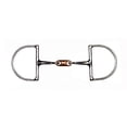 thumbnail image 2 of Shires Blue Alloy Hunter Dee Bit with Lozenge - Sweet Iron Salivating Mouthpiece, 5 Inch 5.5", 2 of 2