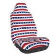 thumbnail image 1 of Wukai Stars And Stripes Full Set Car Seat Covers with Soft Padding Universal Auto Front Seats Protector and Cushion Mat, 1 of 5