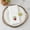 Apple, variant on Fennco Styles Country Embroidered Turkey Cloth Napkins 20" W x 20" L, Set of 4 - White Holiday Dinner Napkins for Thanksgiving, Dining Table, Family Gatherings, Banquets & Home Décor