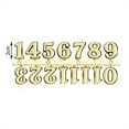 thumbnail image 1 of Chendee Diy Clock Numbers Roman Numerals Quartz Needle Wall Clocks Replacement Parts,Gold Arabic Numerals, 1 of 8