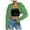 Green, variant on Women Long Sleeve Open Front Ribbed Knit Crop Cardigan Solid Loose Drop Shoulder Bolero Crop Sweater Top Women'S Cardigan Xxl