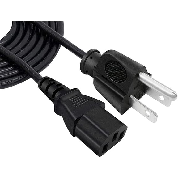 Quyaojz 3 Prong Power Cord Replacement for LG 32LD350 32LB5600 32LN530B 447LN540 26LG30 55LB5550 55LN5310 37LC2D 37LC7D 37LF11 37LG30 37LD450 37LG30 37LG30DC 37LG50 TV Power Cord 8ft C13 AC Cable