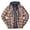 Orange, variant on IROINNID Men's Hoodie Shacket Long Sleeve Plaid Casual Autumn And Winter Coat Drawstring False Two Piece Top Thickened Cotton Padded Coat