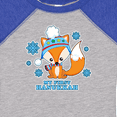 thumbnail image 4 of Inktastic My First Hanukkah with Fox and Snowflakes Boys or Girls Baby Bodysuit, 4 of 5